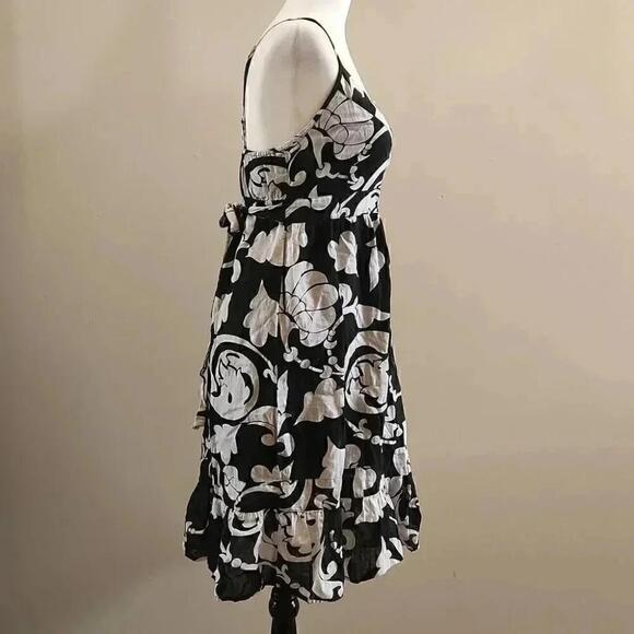 Old Navy Black And White Flower Pattern Speghatti Strap Dress Us S - Picture 8 of 11